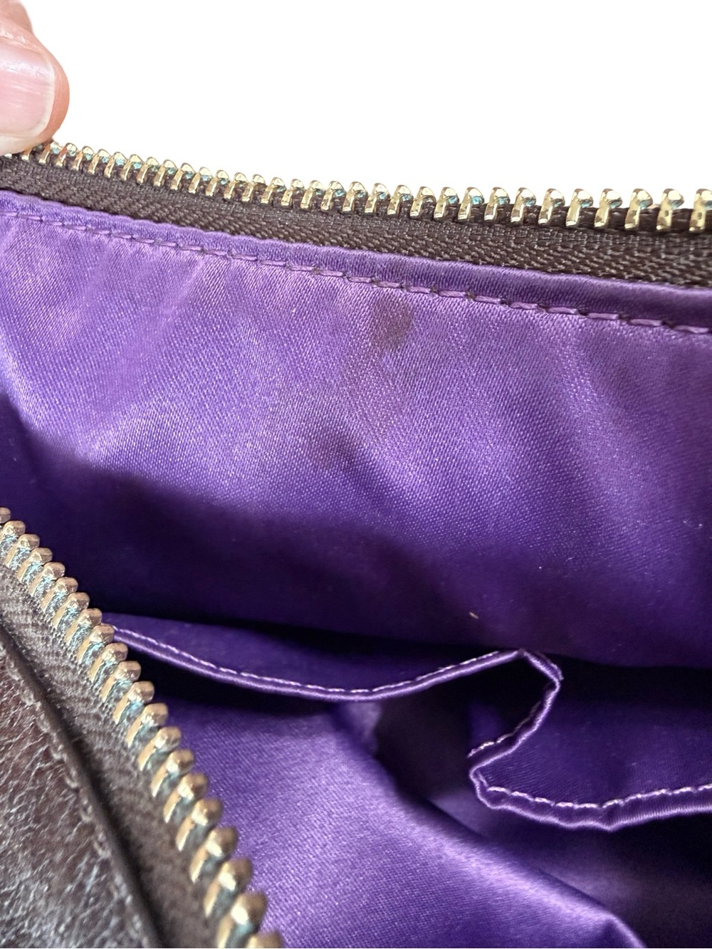 Coach #14304 Dark Brown Madison Hailey Hobo - Picture 12 of 14